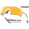 Radar Plate Polished White / Prizm 24k Polarized (OO9495D-05)