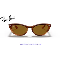 Ray-Ban Nina Stripped Havana / B-15 Brown (RB4314N 954/33)