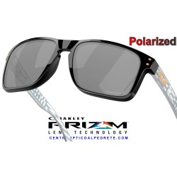 Holbrook XL Polished Black / Prizm Black Polarized (OO9417-43)