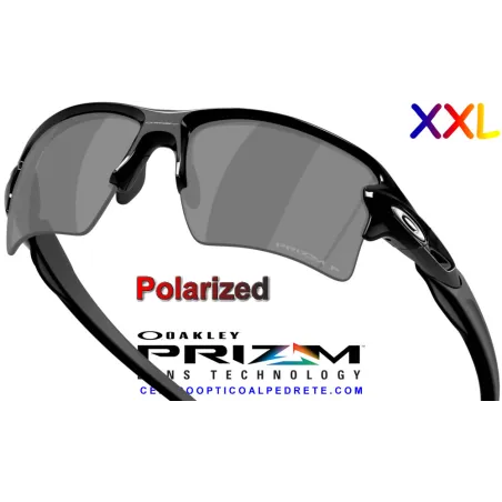 Oakley Flak 2.0 XXL Polished Black / Prizm Black Polarized (OO9488-04)