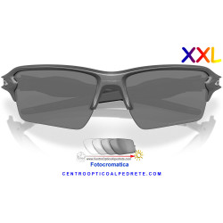 Oakley Flak 2.0 XXL Steel / Clear to Black Iridium Photochromic (OO9488-07)