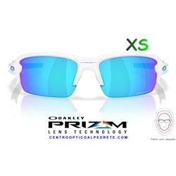Oakley Flak 2.0 S Polished White / Prizm Sapphire (OO9211-02)