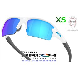 Oakley Flak 2.0 S Polished White / Prizm Sapphire (OO9211-02)