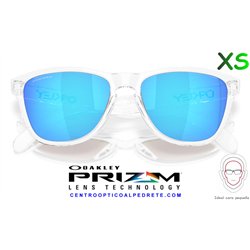 Oakley Frogskins S Polished Clear / Prizm Sapphire (OO9508-01)
