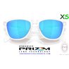 Oakley Frogskins S Polished Clear / Prizm Sapphire (OO9508-01)