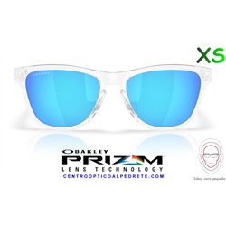 Oakley Frogskins S Polished Clear / Prizm Sapphire (OO9508-01)
