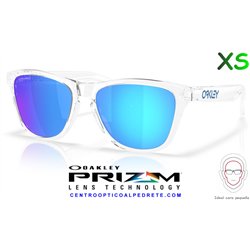 Oakley Frogskins S Polished Clear / Prizm Sapphire (OO9508-01)