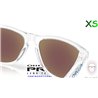 Oakley Frogskins S Polished Clear / Prizm Sapphire (OO9508-01)