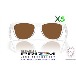 Oakley Frogskins S Polished Clear / Prizm Violet (OO9508-02)