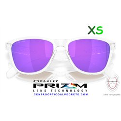 Oakley Frogskins S Polished Clear / Prizm Violet (OO9508-02)
