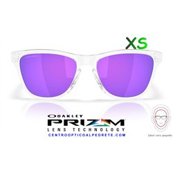 Oakley Frogskins S Polished Clear / Prizm Violet (OO9508-02)