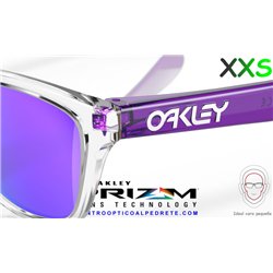 Oakley Frogskins XXS Clear / Prizm Violet (OJ9009-03)