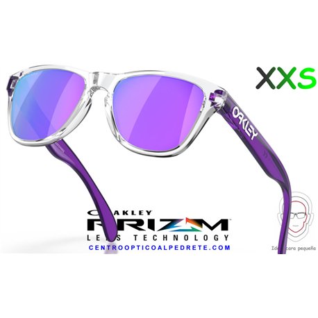 Oakley Frogskins XXS Clear / Prizm Violet (OJ9009-03)
