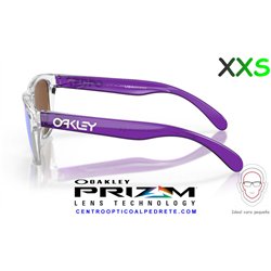Oakley Frogskins XXS Clear / Prizm Violet (OJ9009-03)