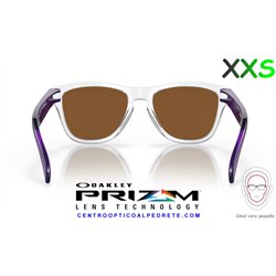 Oakley Frogskins XXS Clear / Prizm Violet (OJ9009-03)