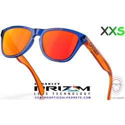 Oakley Frogskins XXS Crystal Blue / Prizm Ruby (OJ9009-06)