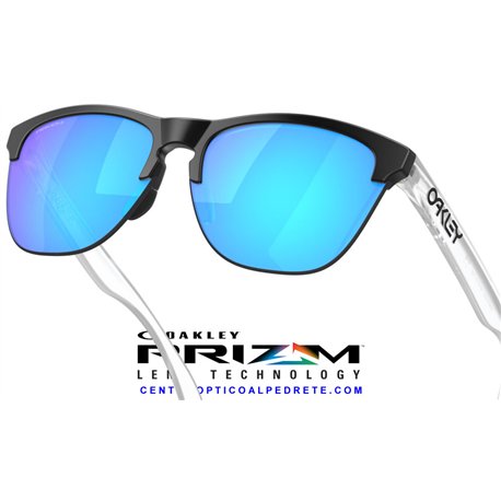 Frogskins Lite Matte Black / Prizm Sapphire (OO9374-02)