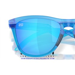 Oakley Frogskins Hybrid Matte Acid Blue / Prizm Sapphire (OO9289-09)