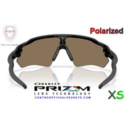 Oakley Radar EV S Polished Black / Prizm 24K Polarized (OO9510-04)