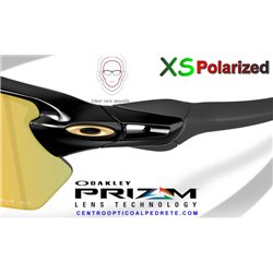 Oakley Radar EV S Polished Black / Prizm 24K Polarized (OO9510-04)