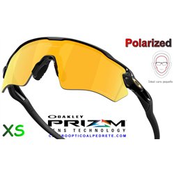 Oakley Radar EV S Polished Black / Prizm 24K Polarized (OO9510-04)