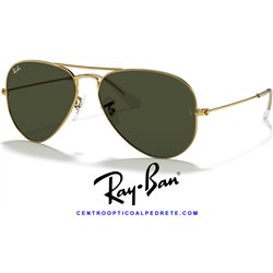 Ray-Ban Aviator Large Arista Gold / G-15 Green (RB3025 L0205)