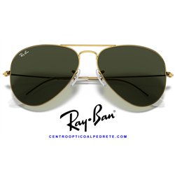Ray-Ban Aviator Large Arista Gold / G-15 Green (RB3025 L0205)