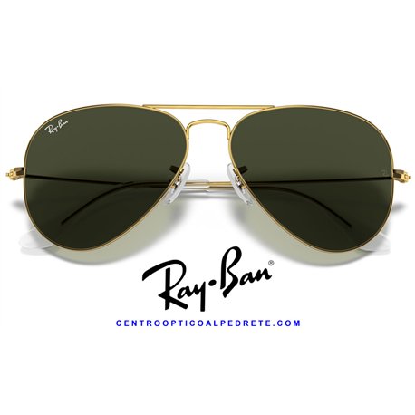Ray-Ban Aviator Large Arista Gold / G-15 Green (RB3025 L0205)