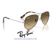 Ray-Ban Aviator Large Metal Havana on GunMetal / Bronw Vintage Gradient Black (RB3025 92700A)
