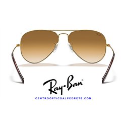 Ray-Ban Aviator Large Metal Arista Gold / Light Brown (RB3025 001/51)