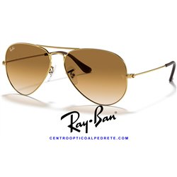Ray-Ban Aviator Large Metal Arista Gold / Light Brown (RB3025 001/51)