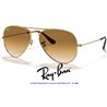 Ray-Ban Aviator Large Metal Arista Gold / Light Brown (RB3025 001/51)