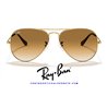 Ray-Ban Aviator Large Metal Arista Gold / Light Brown (RB3025 001/51)