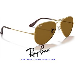 Ray-Ban Aviator Large Metal Arista Gold / B-15 Brown (RB3025 001/33)