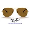 Ray-Ban Aviator Large Metal Arista Gold / B-15 Brown (RB3025 001/33)