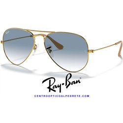 Ray-Ban Aviator Arista / Light Blue Gradient (RB3025 001/3F)