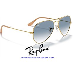 Ray-Ban Aviator Arista / Light Blue Gradient (RB3025 001/3F)