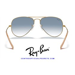 Ray-Ban Aviator Arista / Light Blue Gradient (RB3025 001/3F)