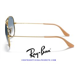 Ray-Ban Aviator Arista / Light Blue Gradient (RB3025 001/3F)