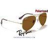 Ray-Ban Aviator Large Metal Arista / Brown Polarized (RB3025 001/57)
