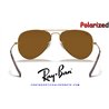 Ray-Ban Aviator Large Metal Arista / Brown Polarized (RB3025 001/57)