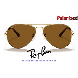 Ray-Ban Aviator Large Metal Arista / Brown Polarized (RB3025 001/57)