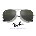 Ray-Ban Aviator Large Silver / Grey Mirror (RB3025 W3277)