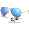 Ray-Ban Aviator Large Metal Gold / Blue Flash (RB3025-112/17)
