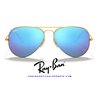 Ray-Ban Aviator Large Metal Gold / Blue Flash (RB3025-112/17)