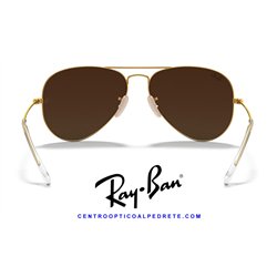 Ray-Ban Aviator Gold / Blue Flash Green (RB3025 112/19)