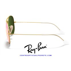Ray-Ban Aviator Gold / Cyclamen Flash (RB3025 112/4T)