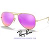 Ray-Ban Aviator Gold / Cyclamen Flash (RB3025 112/4T)