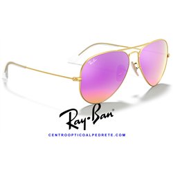 Ray-Ban Aviator Gold / Cyclamen Flash (RB3025 112/4T)