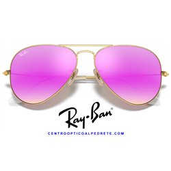 Ray-Ban Aviator Gold / Cyclamen Flash (RB3025 112/4T)